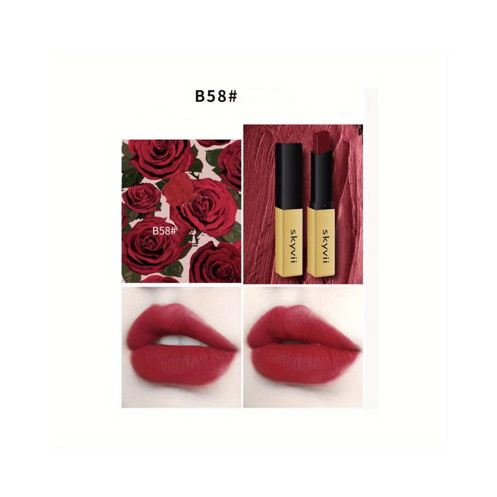 Small Golden Strip Lipstick Not Easy To Fade Moisturizing And Hydrating Lip Glaze