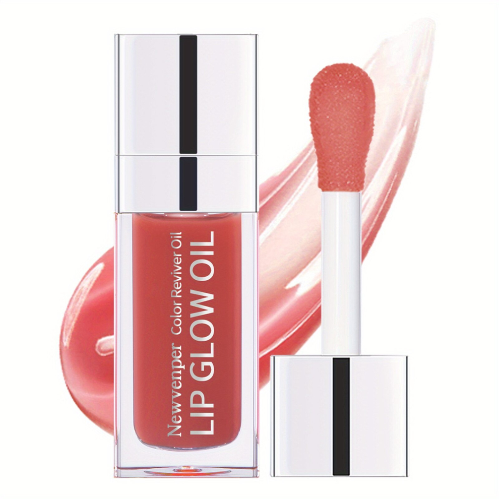 Red Long Lasting Hydrating Lip Gloss With Plumping For Dry Lips