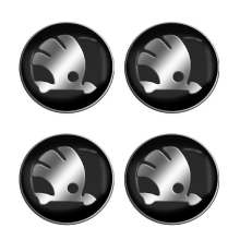 4pcs Car Wheel Hub Cap Metal Stickers For Skoda Octavia A5 B Old Febia Ster 2013 2005-2008 Rapid Ster Kodiaq