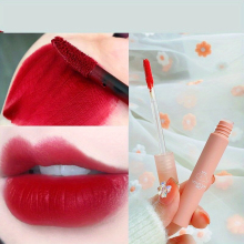 Retro Red Lip Glaze Matte Velvet Soft Texture Liquid Lipstick Classical Red Lip Glaze Lip Makeup
