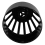 SPARES2GO 110mm Vent Terminal Soil Pipe Drain Stack System Ring Seal Bird Roof Cage (Black) 10