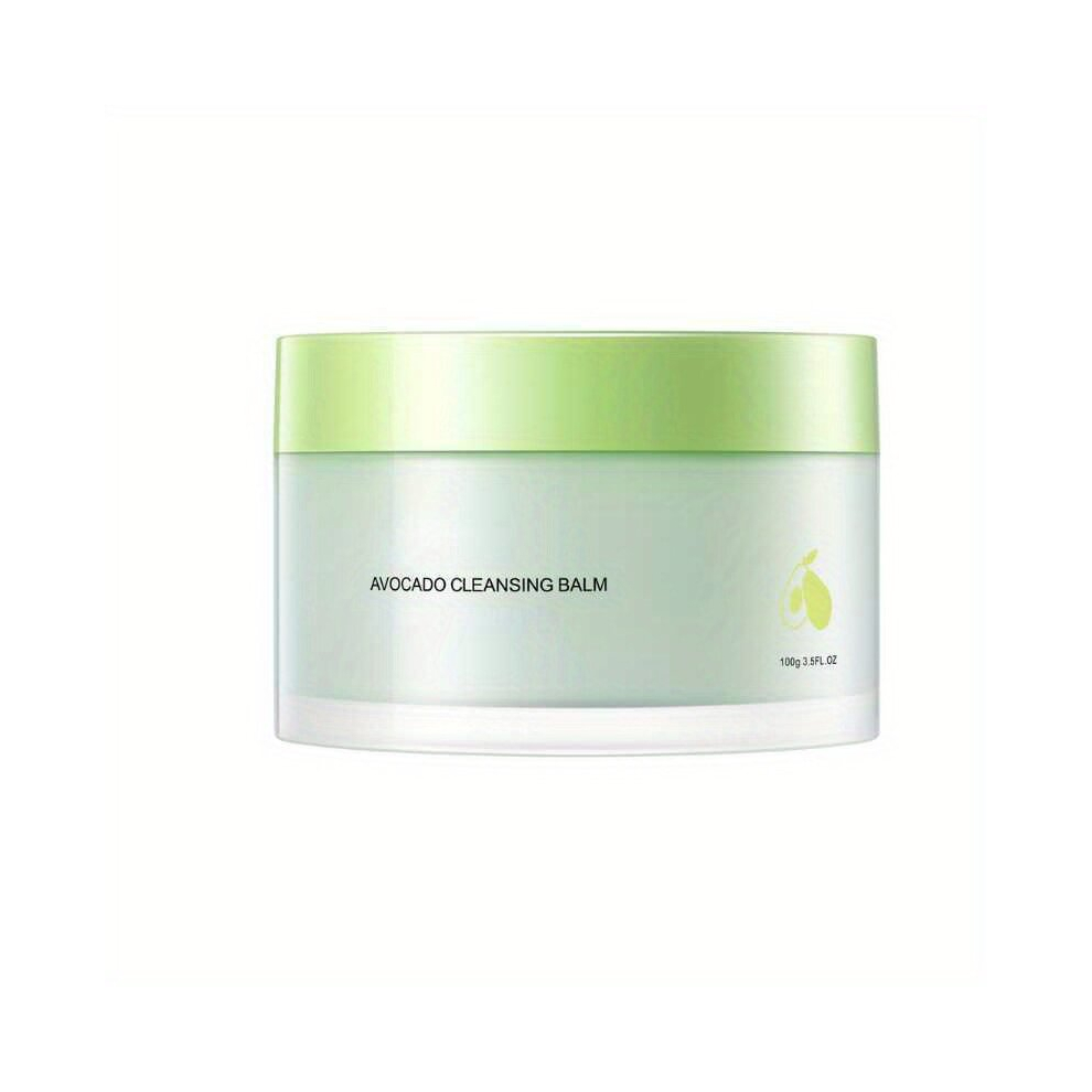 Multicoloured 100G Avocado Makeup Remover Cream Mild Gentle Refreshing Non Irritating Deep Cleansing Facial Make Up Remover Cream
