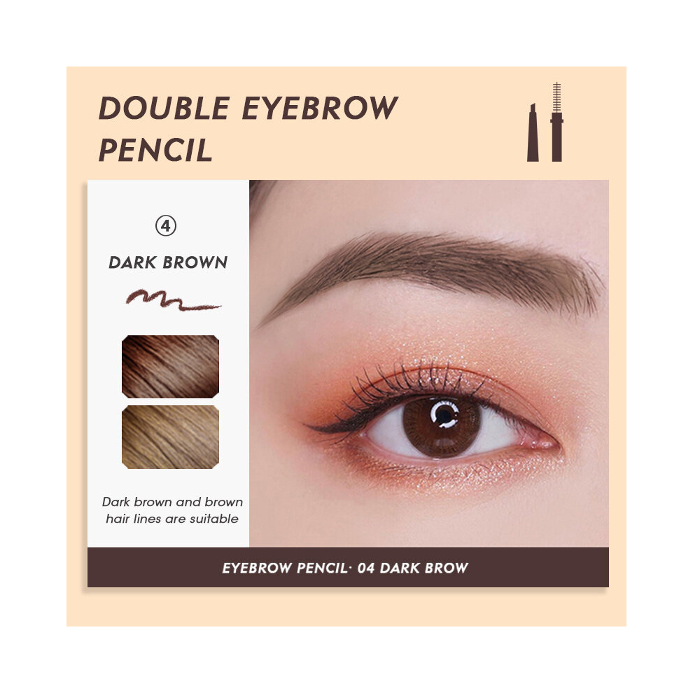 Multicoloured Waterproof Eyebrow Pencil 4 Colors Eyebrow Pencil With Brush Long Lasting Perfect Eyebrows Makeup Defining Universal Eyebrow Pencil