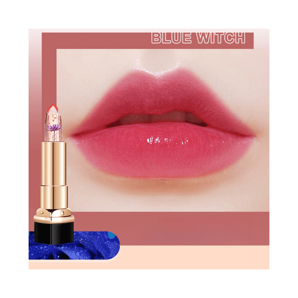 Multicoloured Temperature Changing Lipstick Crystal Clear Flower Jelly Lip Balm Moisturizer Ph Lipgloss Hydrating Plumping Lipstick