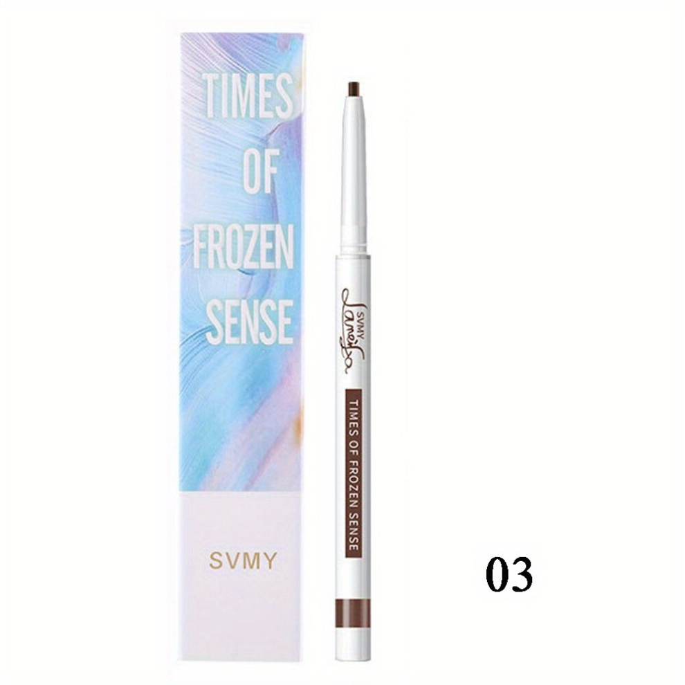 4 Colors Eyeliner Pencil Waterproof High Pigmented Smudge Proof Swivel Eyeliner Stick