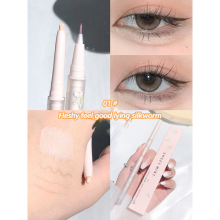 Double headed Eyeliner Eyelid Under Crease Pen Matte Pearly Highlighting Glitter Eyeliner Stick