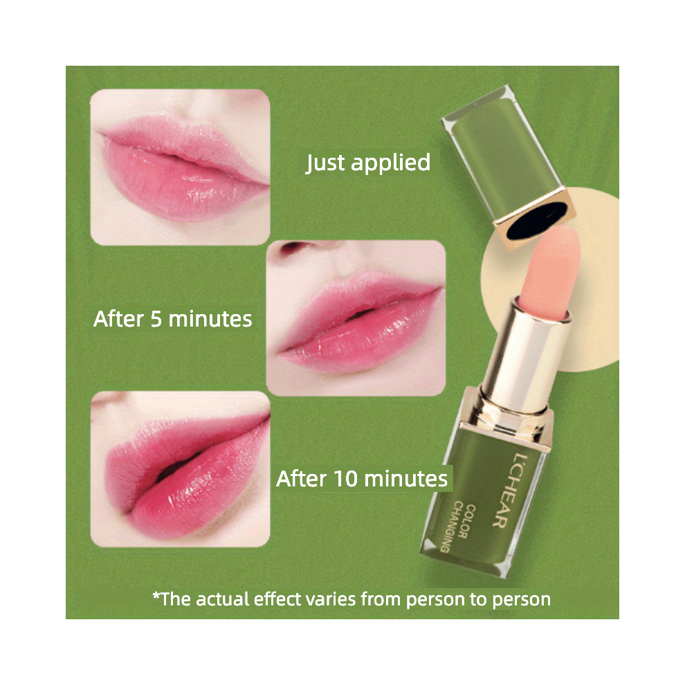 Lustrous And Warm Changing Lipstick Hydrating Non Stick Cup Lipstick Different People Different Colors Nourishing And Discoloring