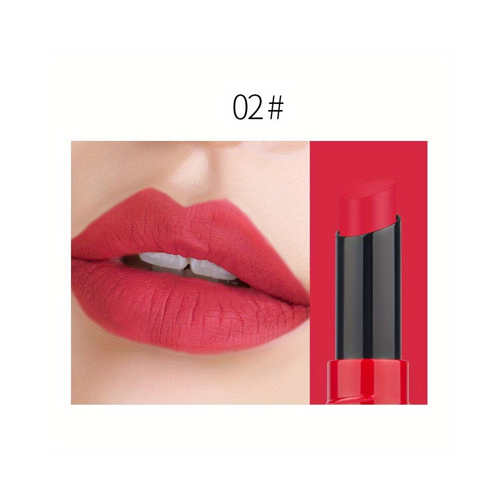 Multicoloured 12 Velvet Matte Lipstick Long Lasting Easy To & Not Easy To Remove
