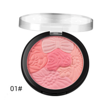 5 Petal Blush Compact Carved Rouge for Facial Contouring & Brightening Radiant Facial Highlighter Powder