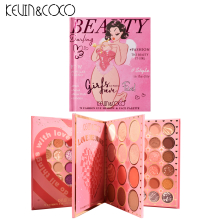 Anime Style 72 Hot Girl Eyeshadow Palette Shimmer Bright High Pigment Blush Palette Long Lasting Highlighting Multipurpose Makeup Palette Page Turning