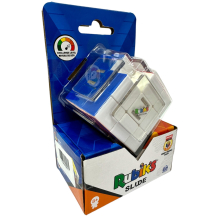 Rubiks Slide, New Advanced 3x3 cube classic color-Matching Problem-Solving Brain Teaser Puzzle Retro game Fidget Toy, for Adults & Kids Ages 8 and up
