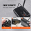 VEVOR VEVOR Carpet Sweeper Floor Sweeper Manual 7.87 in Sweeping Paths Non Electric 4