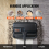 VEVOR VEVOR Carpet Sweeper Floor Sweeper Manual 7.87 in Sweeping Paths Non Electric 6