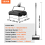 VEVOR VEVOR Carpet Sweeper Floor Sweeper Manual 7.87 in Sweeping Paths Non Electric 7