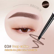 4 Eyebrow Pencil Double Ended Eyebrow Tint Pen And Eyebrow Brush Long Lasting Waterproof Eyebrow Tattoos Makeup Stick