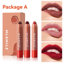 6 Colors Velvet Lipstick Pen Set Matte Lip Gloss Long Lasting Nourishing Moisturizing Lip Tint Ideal Gift For Women 3 Pcs Set
