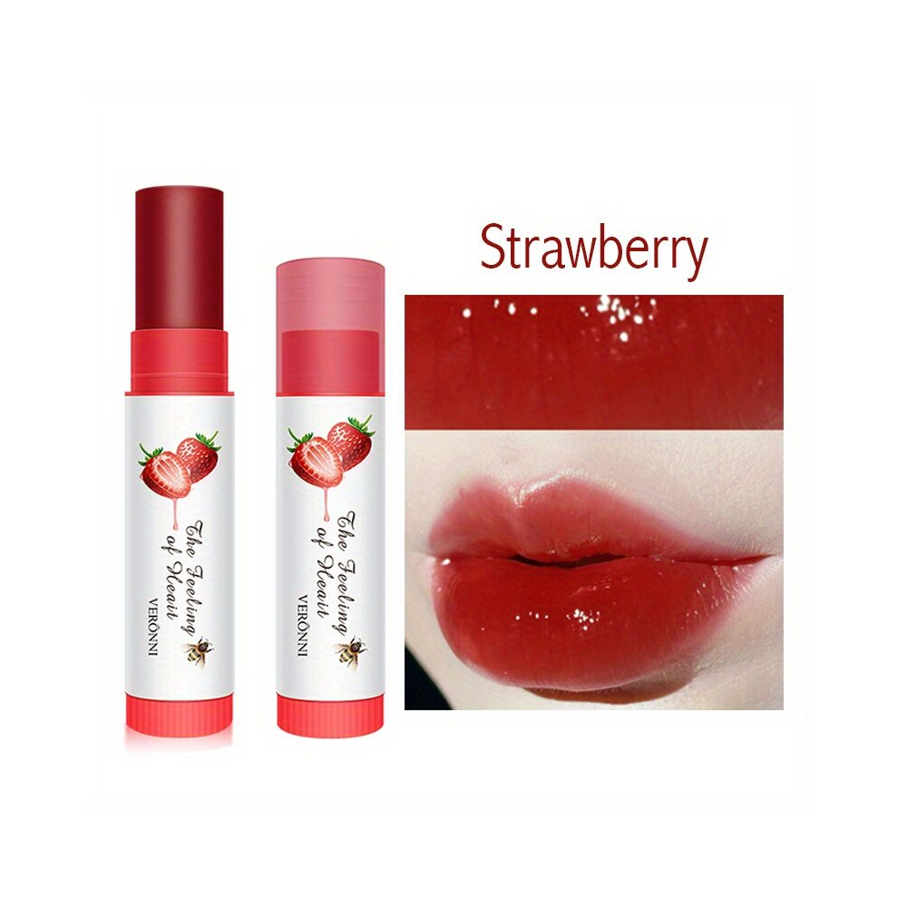 Multicoloured Moisturizing Waterproof Strawberry Lip Balm Temperature Changing Lipstick For And Long Lasting Lip Care
