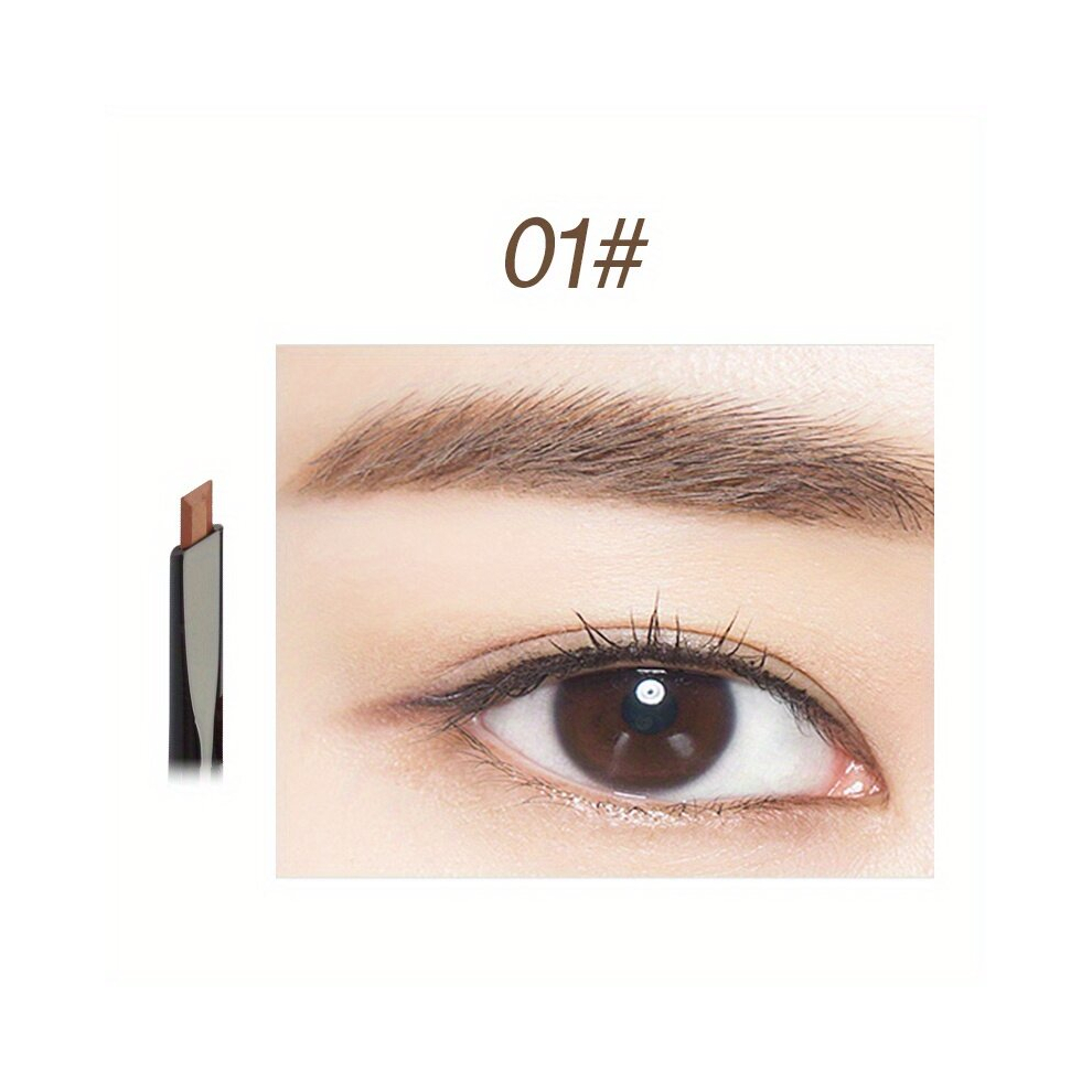 Multicoloured Double Effect Eyebrow Pencil Waterproof And Sweat Proof Smudge Proof Eyebrow Powder Stick Eyebrow Styling Pen