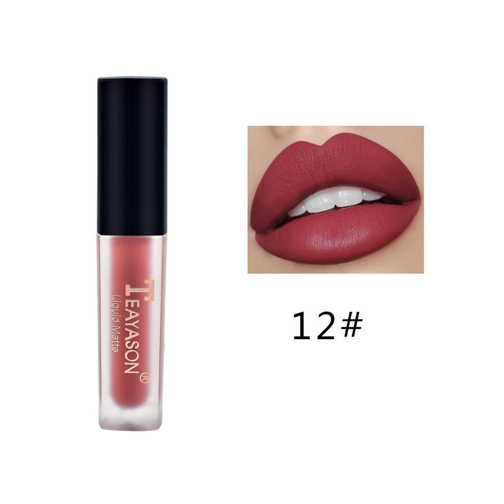 Cream,Multicoloured Liquid Matte Lipstick Velvet Nude Makeup Matte Velvet Natural Moisturizer Lip Glosses