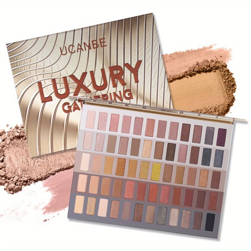 Multicoloured Ucanbe Gathering 60 Colors Eyeshadow Makeup Palette
