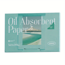100 Sheets Of Fragrance Control absorbing Facial Paper Female Student Version Fixed Makeup Makeup Artifact Not Mess Foundation