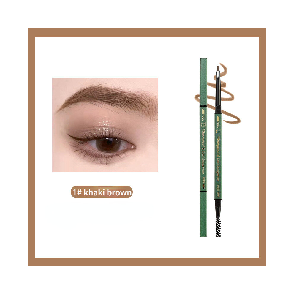 Multicoloured Waterproof Eyebrow Pencil Long Lasting Slender Makeup Holding Smudge Proof 3D Wild Eyebrow Makeup Double Ended Eyebrow Pencil