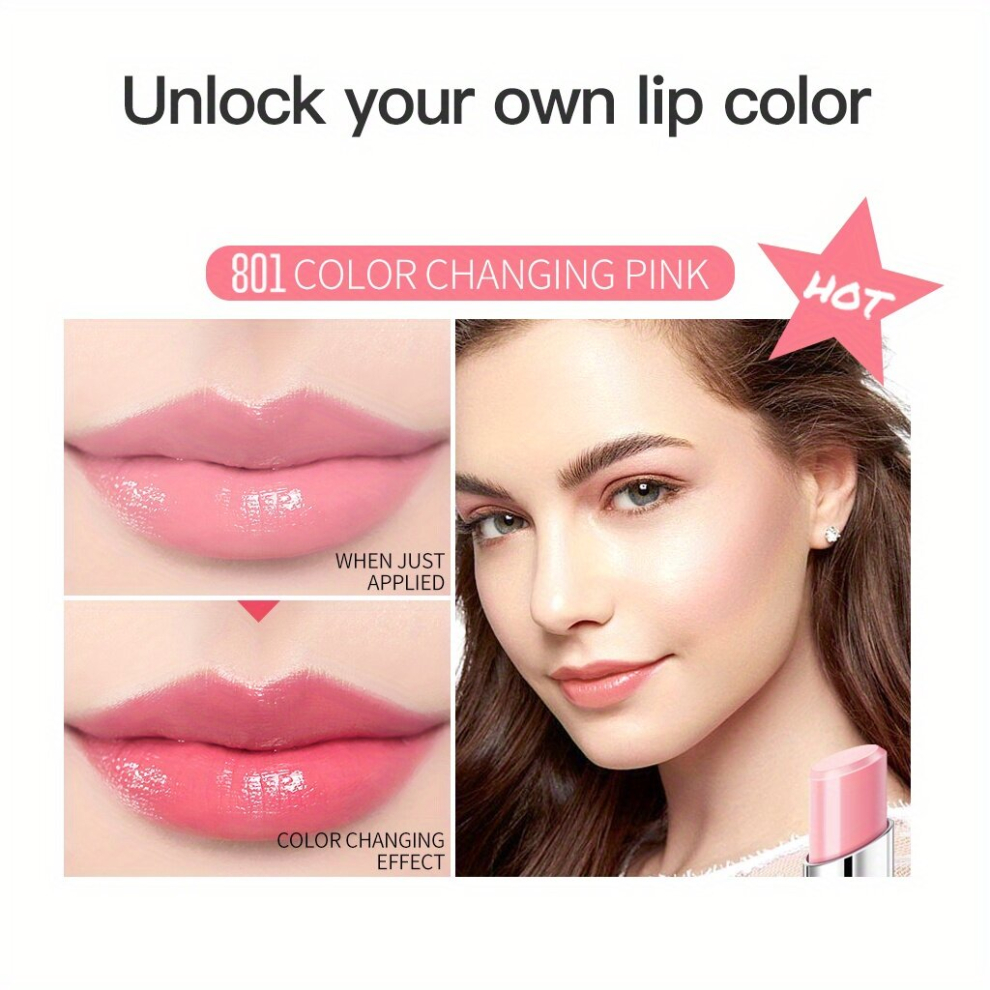 Changing Lipstick Willow Wooden Flower Kiss Lip Balm Moisturizing Hydrating Non Fade Non Stick Cup Non Smudge