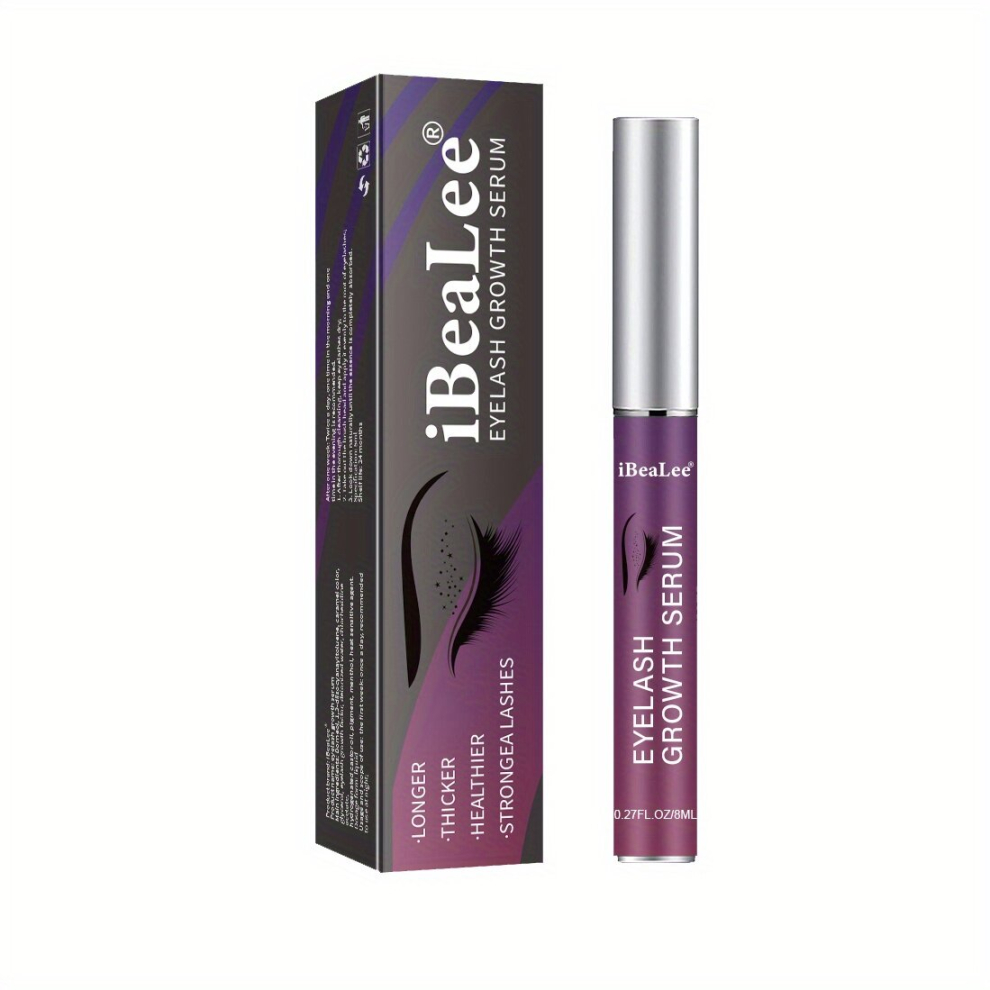Eyelash Serum Natural Non Irritating Eyelash Essence For Thicker Eyelashes Faster Growth Healthier Keep Eyelash Moisturizing And Smooth 8ml