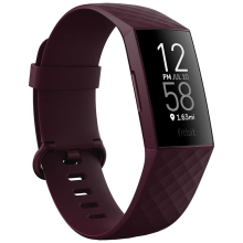 Smartwatch Fitbit Charge 4 quadrante rosso 40mm cinturino in silicone bracciale fitness