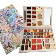 Colors Makeup Palette Set 37 Colors Eyeshadow 10 Colors Lip Glaze 4 Colors Highlight 4 Colors Blush 3 Colors Powder Set With Brush