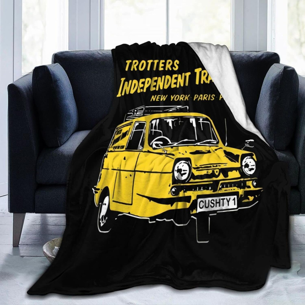 (150CM X 125CM) Throw Blanket Cozy Lightweight Warm Ultra-Soft Micro Fleece Blanket Only Fools and Horses Cushty Sofa Blanket