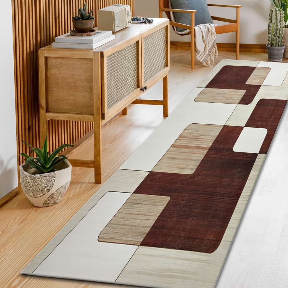 (80 x 300 cm (2 ft 6 in x 9 ft 8 in)_Long Runner, Viva) Extra Large Rugs Printed Carpets Runner Rug & Door Mats