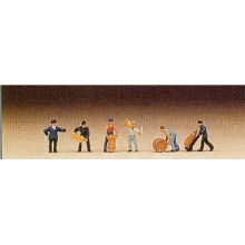 Delivery Men (6) with Loads Figure Set