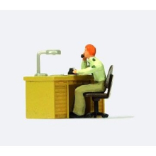 Police Officer at the Desk Figure