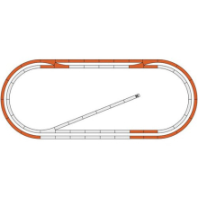 Coffret de complemento (H0) Via Roco geoLINE (com lastro) Roco 51250 1 conjunto