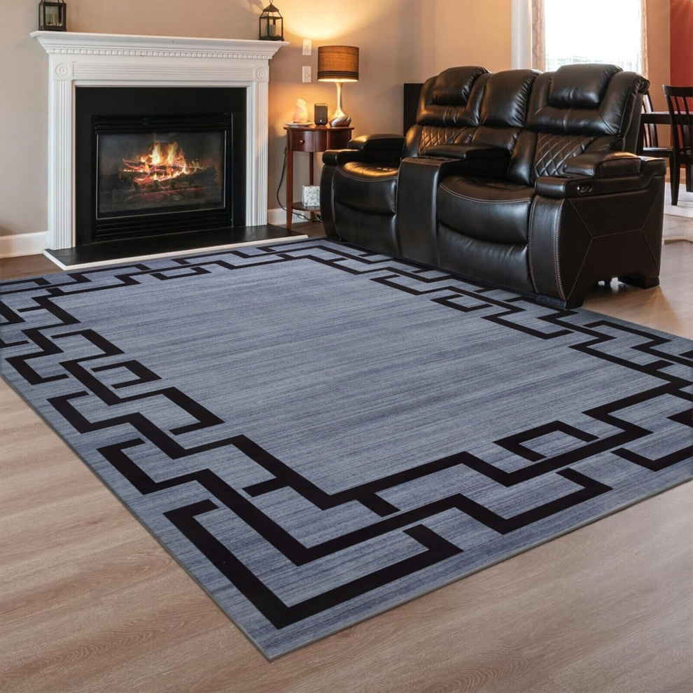 Oxford Homeware (200 X 290 Cm (6 Ft 5 In X 9 Ft 5In)_Indoor Outdoor Rug, Nico) Extra Large Rugs Printed Carpets Runner Rug & Door Mats Multicoloured