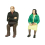 BACHMANN Sitting Man and Woman Figure Set 1