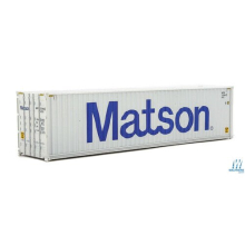 Walthers Scenemaster Ho Modelo de escala de Matson (azul cinza) 40 'HI CUBE Contai contra 949-8263