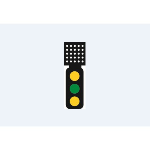 DCC Signal (Theatre Indicator) 3 Aspect Distant