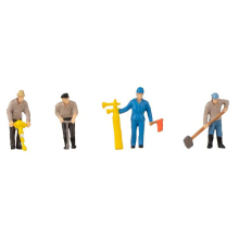Track Workers (4) with Sound Effects Module