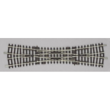 Cruce Jonction Doble H0 - PIKO - 55224 - Interior - Mixto - Gris