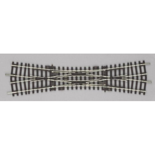 Cruce Jonction Doble H0 - PIKO - 55224 - Interior - Mixto - Gris
