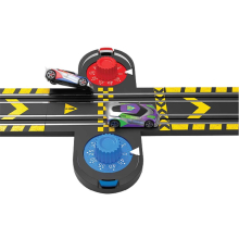 Micro Scalextric kierroslaskurin ejektori 1:64 Slot Race Car Track -tarvikepaketti G8048 musta ja keltainen