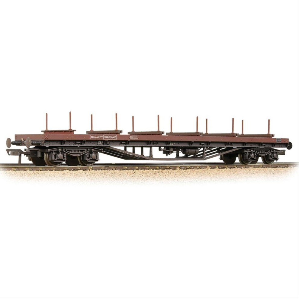 80t BDA Bogie Bolster Wagon BR Bauxite Weathered