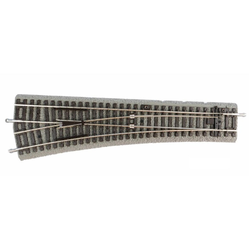 Weiche H0 - Piko 55420 - 15 - 239 mm - 1 Stück