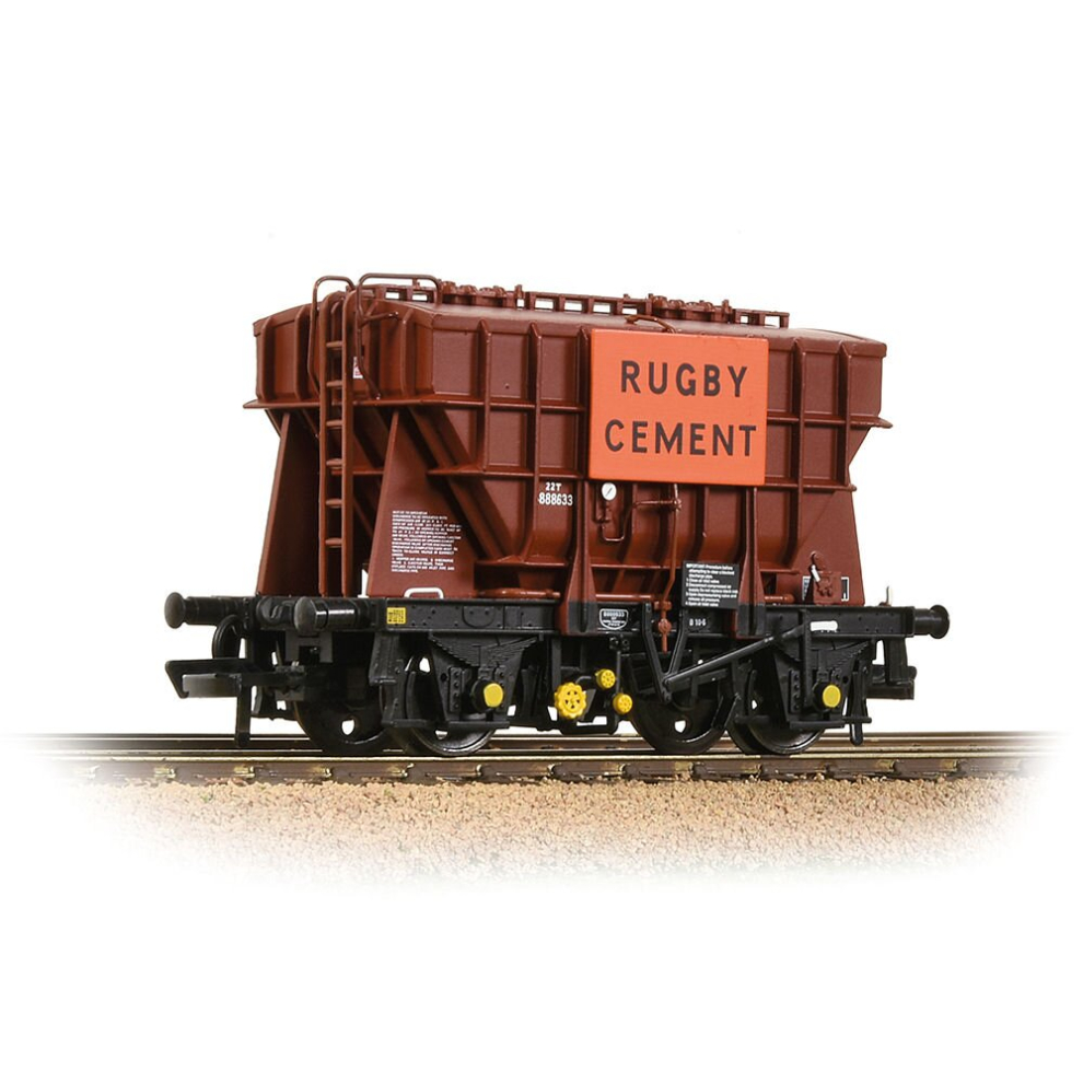 22t Presflo Cement Wagon BR Bauxite Rugby Cement