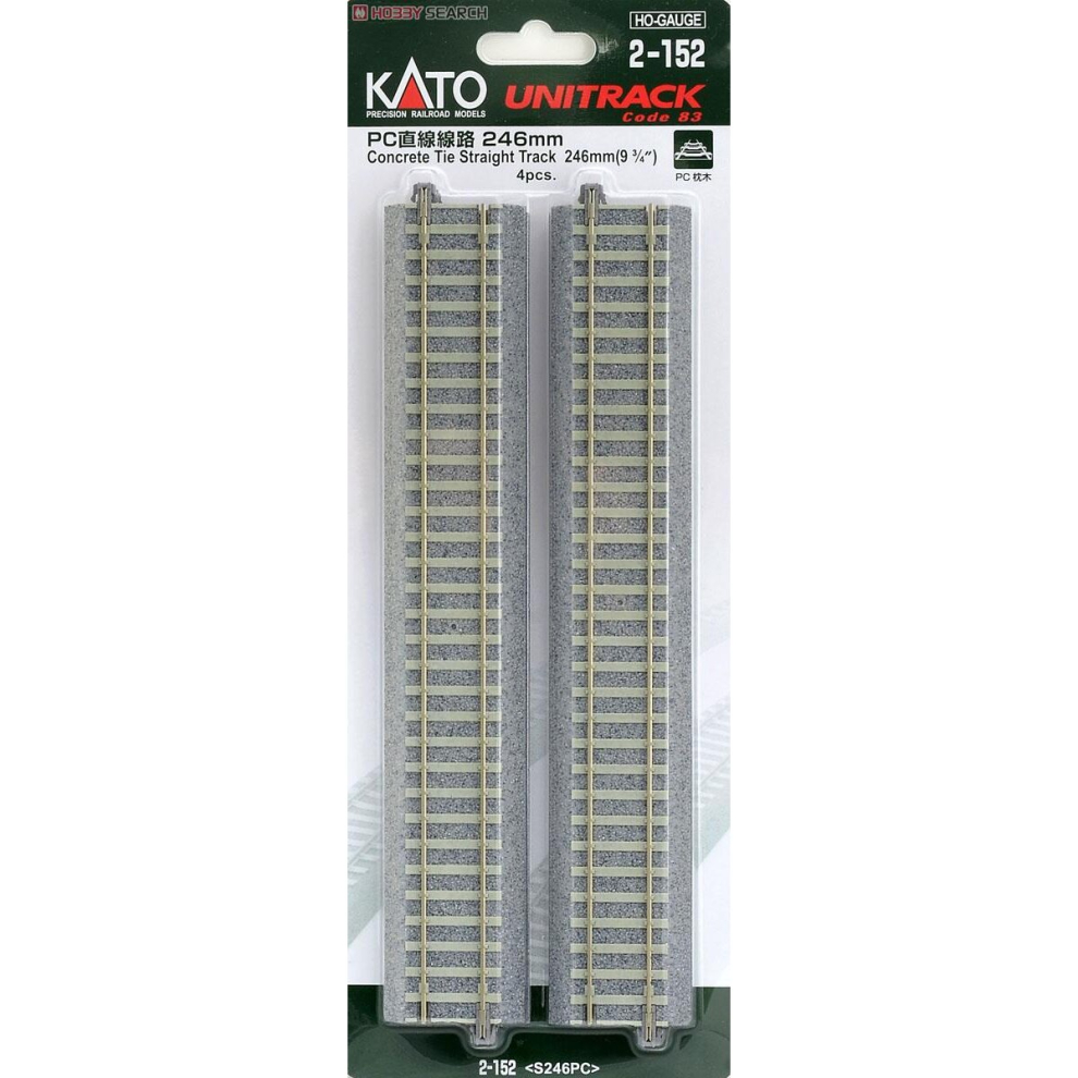 Kato (Unitrack) Unitrack (S246pc) Cs Straight Track 246Mm 4Pcs Size 4