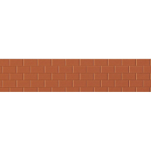 Floor Tiles Sheet Terracotta Rectangles 95x95mm (3)