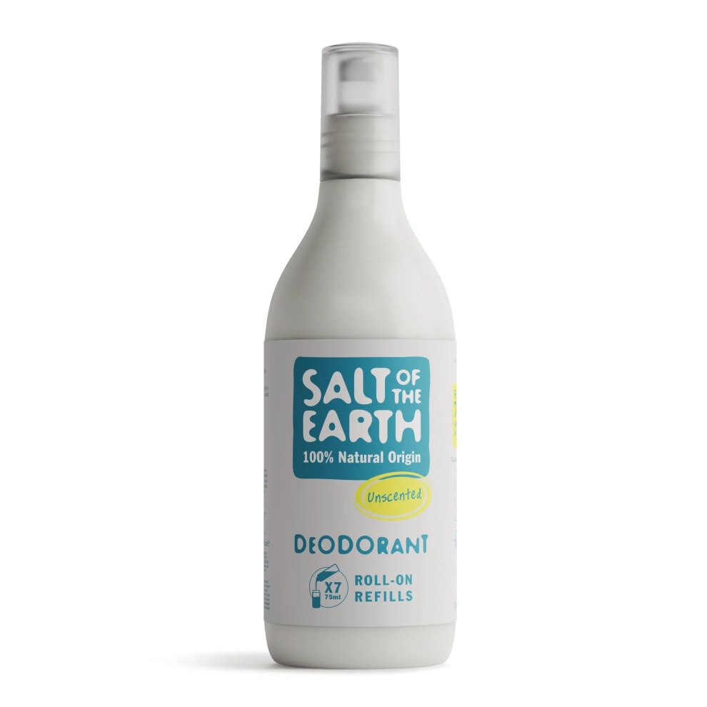 Salt Of The Earth Refillable Deodorant Rollon Refill Unscented 525Ml
