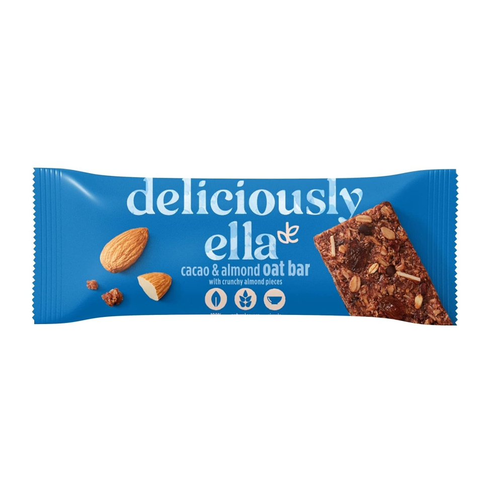 Deliciously Ella Cacao & Almond Oat Bar (Pack Of 16) 50G